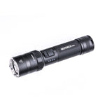 LinkMejor P83 1300LM Strong Light Rechargeable LED Flashlight Red And Blue Glitter Outdoor Tactics Super Bright Portable Security Patrol Torch