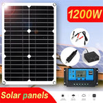 Monocrystalline Flexible Solar Panel Kit 30W 18V 12V 5V Dual USB 19.1% Conversion With 100A Controller Portable Outdoor Charger