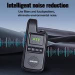 1/2PCS LinkMejor AI-828C Walkie Talkie Dual PTT UHF Wireless Copy Frequency Clear Voice Report 16 Channels Portable Ham Radio