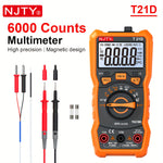 LinkMejor T21D T21L Multimeter 6000 Counts Auto Range AC DC Voltage Current Resistance Capacitance Temperature Inductance Measurement True RMS Test Tool