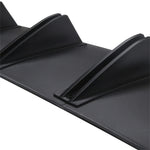 Car Rear Bumper Diffuser Chassis 5 Fins Shark Fin Style Splitter Chin Spoiler Lower Lip Universal Auto Accessories