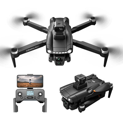 LinkMejor V198 PRO MAX GPS 5G WiFi FPV with 1080P HD Dual Camera Servo Gimbal 360° Obstacle Avoidance Optical Flow Hover Brushless Foldable RC Drone Quadcopter RTF