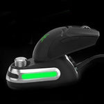 FURYCUBE R-Power Magnetic Mouse Charging Dock for Razers Mouse Wireless Charging Base RGB Lighting Volume Knob USB Hub Compatible with Raser Series Wireless Mouse