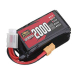 LinkMejor Power 14.8V 2000mAh 120C 4S LiPo Battery XT60 Plug for RC Drone