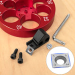 Adjustable Drill Milling Dowel Round Rod Tool with Carbide Blade 25-40mm Holes Electric Drill Milling Dowel Maker Jig