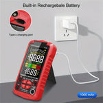 LinkMejor TS-60 Digital Multimeter 6000 Counts High Precision Rechargeable Battery Live Wire Detection AC/DC Voltage Current Measurement