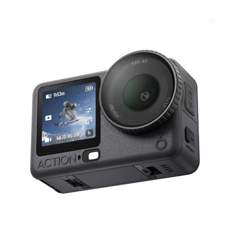 LinkMejor Osmo Action 6 4K Action Camera with Sensor Variable Aperture 20m Waterproof 4-Hour Battery 50GB Built-in Storag RockSteady 3.0 Stabilization