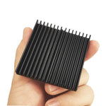 Aluminum Radiator 60 x 60 x 10 MM / 2.36''x 2.36''x 0.39''  Circuit Board Heat Sink Heatsink Cooling Cooler Fin - Black 60 x 60 x 10 MM / 2.36''x 2.36''x 0.39'' Aluminum Radiator Circuit Board Heat Sink Heatsink Cooling Cooler Fin - Black