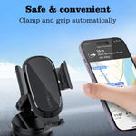LinkMejor MV21 15W Wireless Charger Car Phone Holder Grip Mobile Clamp Stand Retractable Base Bracket Support for IPhone 15 14 13 for Samsung Galaxy S24 for Huawei Pura 70 Ultra