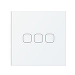 86 Type Tuya WiFi Touch Smart Switch Voice Control APP Control Timer Function Work with Amazon Alexa Google Assistant [Neutral Wire]