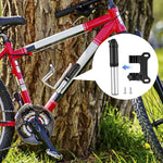LinkMejor 150PSI Aluminum Alloy Air Pump High-Pressure Power Waterproof 106g Lightweight Mini Hand Pump for Bike Football Air Nozzle