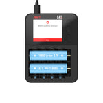 LinkMejor C4 EVO 36W 8A 6 Channels Smart Battery Charger With USB Output For 18650 26650 26700 AA AAA Battery