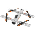 LinkMejor AE22 Aerospace Interstellar Spacecraft WiFi FPV with 4.3inch LCD Screen Controller HD Dual Camera Servo Gimbal 360° Obstacle Avoidance One-Key Spray LED Brushless Foldable RC Drone Quadcopter RTF