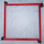 Adjustable Aluminum Router Jig Frame 53cm Square Router Template Guide 0-500mm Groove Router Jig for Woodworking