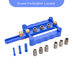 LinkMejor TOOLS Self Centering Doweling Jig Punch Locator Kit with 6mm 8mm and 10mm Drill Sleeves for Woodworking Joinery