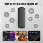 LinkMejor Tuya Zigbee3.0 Smart 4-Button Scene Switch Timing Function Wireless Smart Switch Button Controller SmartLife APP