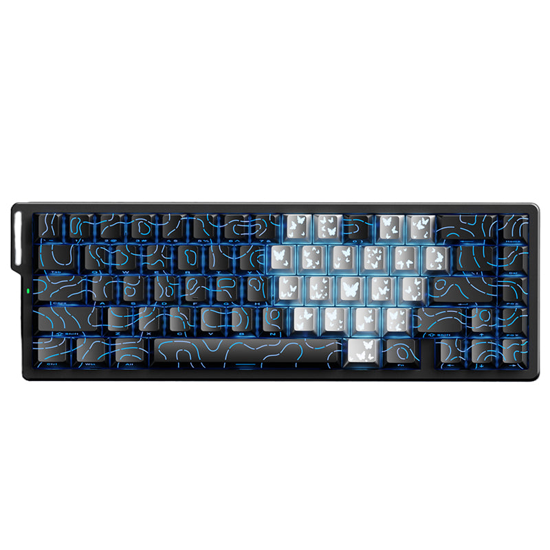 LinkMejor ZAP68 Magnetic Switch Mechanical Keyboard 67-Keys Tri-mode ARGB Backlights 8K+128K 7000mAh Battery RT0.01mm 65% Layout Gaming Keyboards