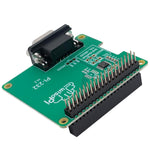 RS232 Hat Expansion PCB Board for Rapsberry Pi 4/3/2/A+/B+ Compact GPIO TX/RX/GND to DB9M RS232 Serial Expansion Board