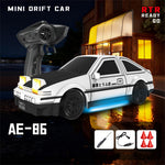 DA NIU LE Toys UD2236-7 RTR 1/64 2.4G 4WD Drift RC Car Mini LED Light Remote Control High-Speed Motor On-Road Racing Vehicle Model Boys Gifts Toys
