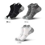 6 Pairs Mens Athletic Ankle Socks Running Cycling Sport Socks Moisture Wicking Cushion High Elastic Short Socks Comfy Breathable Casual Socks