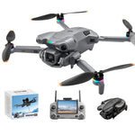 LinkMejor K900 MAX GPS 5G WiFi FPV with 4.5inch LCD Screen Controller 720P HD Dual Camera Servo Gimbal 360° Obstacle Avoidance One-Key Airdrop Brushless 216g Foldable RC Drone Quadcopter RTF