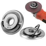 M14 Self Locking Quick Release Power Chuck Flange Nut Grinder Pressing Plate Compatible with Most Angle Grinders Diamond Cutting Disks Grinding Wheels and Cup Shaped Grinding Wheels