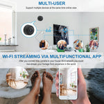 A9 Wireless 1080P HD WiFi Camera Rechargeable Battery Magnetic Mount Remote Viewing Multi-User Support High-Resolution Home Security