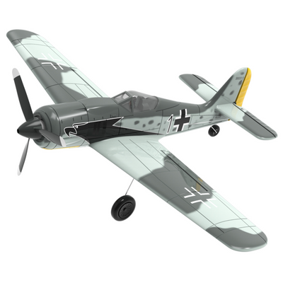 LinkMejor Mini FW190 400mm Wingspan 2.4G 4CH 6-Axis Gyro One Key Aerobatics XPilot Stabilization System EPP RC Airplane BNF/RTF Compatible DSM S-BUS Protocol for Beginner