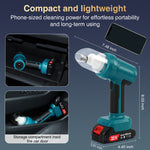 33000RPM Cordless Brushed Motor Vacuum Cleaner 250W High Suction Power Lightweight Design 21V Rechargeable Dry Cleaning Compact Dust Remover Portable Handheld Vacuum