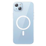 LinkMejor Case for iPhone 14 6.1 inch Crystal Series Magnetic Phone Case with High Light Transmittance