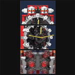 Mould King 10187 Clock Building Blocks Motorized Engine APP Controlled Functional Desk Clock Adults Children Birthday Gift