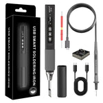LinkMejor N2 Smart Soldering Iron Multimeter 75W High Power Adjustable Temperature OLED Display Type C Fast Charging Professional Tool