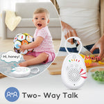 ABM01 2.4GHz Wireless Baby Monitor Audio Small Portable Babyphone Monitor Two-way Audio Function Intercom Rechargeable Battery Smart Sleep Timer