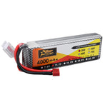 LinkMejor 11.1V 4000mAh 30C 3S LiPo Battery T Plug for RC Car