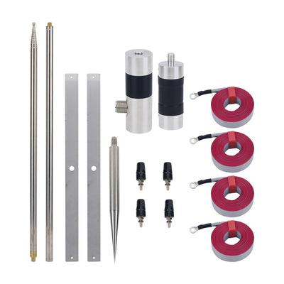 Portable Shortwave Antenna 7-54MHz HF GP Antenna Vertical Polarization 200W SSB CW FM Collapsible Telescopic Design Low SWR Outdoor Amateur Radio Antenna