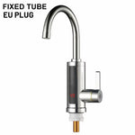 Tevorex Instant 3000W Electric Heating Faucet 110V/220V Rapid Heating Adjustable Temperature IPX4 Waterproof for Kitchen Bathroom