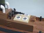 Tony Ray Aero Model 1/18 Mini 1930s Steam Tug Boat RC Ship DIY Full KIT Unassembled w/ Motor ESC Servo Micro Toys
