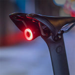 LinkMejor Q5 Smart Auto Brake Sensing Bicycle Taillight Vibration Sensor Wake-up IPX6 Waterproof USB Charging Bike Rear Light for Night Riding