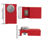 Guide Rail Adjustable Lockable Stop Compatible with Track Saws Jigsaws Miter Saws Planers Precision Cutting Tool