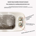 Ultrasonic Glasses Cleaning Machine Dual Compartment Jewelry Eyeglass Third Gear High Frequency Vibration Washing Machine