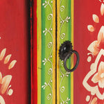 Solid Mango Wood Hand Painted Sideboard 23.6''x11.8''x29.5''