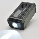 HanRongDa HRD-905 Emergency Radio Solar Crank Power Bank 10000mAh AM FM SW Weather Band LED Flashlight SOS Alarm Portable Survival Gear for Outdoor Camping Essentials