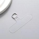 1Pcs Universal TPU Mobile Phone Anti-lost Lanyard Card Clip Gasket Nylon Detachable Phone Hanging Cord Strap Patch Tether Pad