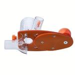 Dust Free Router Trimmer Base Circle Cutting Jig Adjustable Milling Knife Depth Plastic Woodworking Trimming Base Protective Shield for 64-65mm Diameter Trimmer