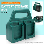 For 18V Battery Storage Rack 4 Slot Holder Organizer ABS Plastic Lightweight Drill Mount Bracket Workbench Accessories Wall-Mounted Tool Holder Compact Space-Saving Design