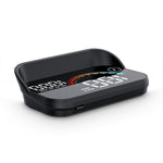 LinkMejor M22 Universal Car HUD Multifunctional Display Head-Up Display GPS Speedometer Compass USB Rechargeable