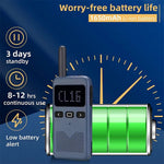 Retevis RB19 FRS RB619 PMR Walkie Talkie Portable Two Way Radio Type C USB Rechargeable for Hands Free Lightweight Compact Radio