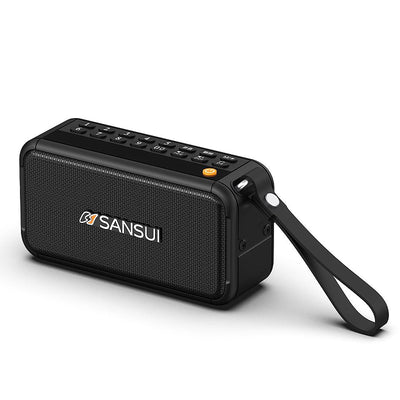 LinkMejor F30 Portable Wireless bluetooth Speaker Dual 52mm Speakers Bass Diaphragm RGB Light 34H Playback Hands-free Calls Support TF Card USB 3.5mm AUX Playback FM Radio Outdoor Multimedia MP3 Music Player Speakers