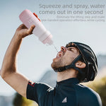 LinkMejor 760ml Bicycle Water Bottle Leak-proof Squeezable Insulated Bike Kettle for Outdoor Cycling Sports Hiking
