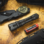 Weltool W3 Plus 1800m Long Distance LEP Tactical Flashlight 940Lumen Strong Spotlight with Powerful 21700 Battery Type C USB Rechargeable Thrower LEP Torch
